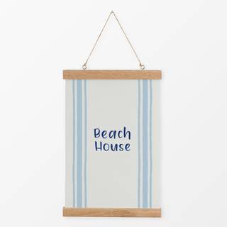 Textilposter Beach House