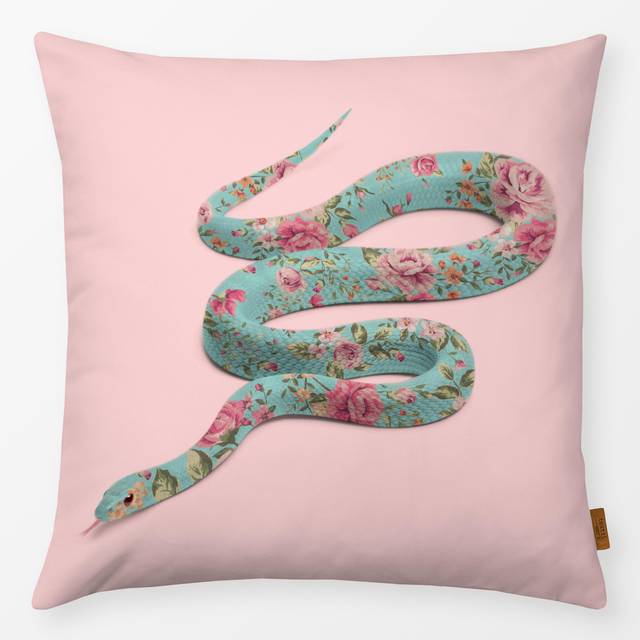 Kissen Floral Snake