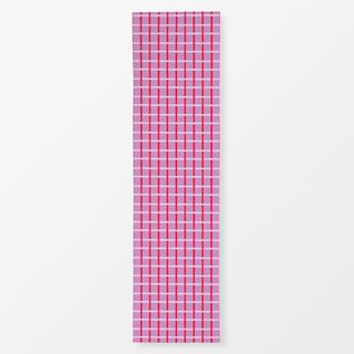 Tischläufer Grid Rosa-Rot-Lilac