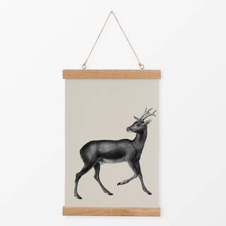 Textilposter Vintage Holidays Deer