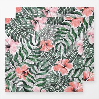 Servietten Tropical Hibiscus Pink