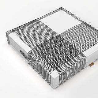 Bodenkissen Karo Mania Linien 1