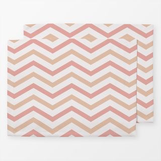 Tischset Chevron pink
