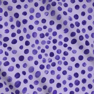 Meterware Aquarellpunkte Lila