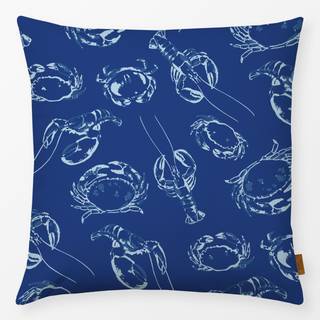 Kissen Crustaceans tiefblau