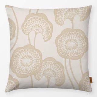 Kissen Big Blossoms light sand