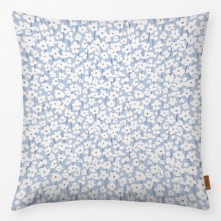 Kissen Blumen Flowers Blue Abstract