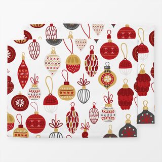 Tischset Weihnachtschmuck