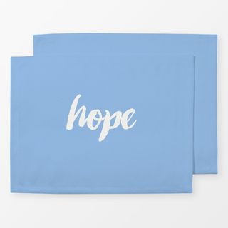 Tischset Hope hellblau