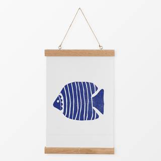 Textilposter Gestreifter Fisch