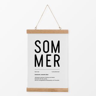 Textilposter Sommer Definition