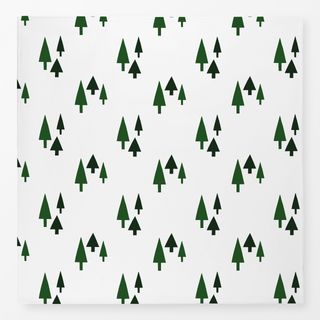 Tischdecke Winterspaziergang im Wald