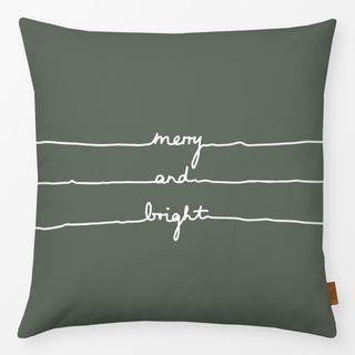 Kissen Merry and Bright Green