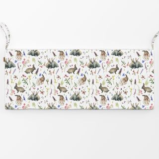 Bankauflage Osterhasen und Wildblumen