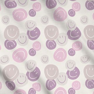 Meterware Big Smiley Pattern