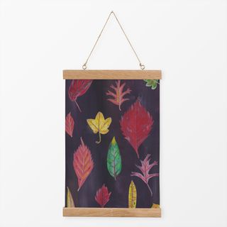 Textilposter Herbstblätter