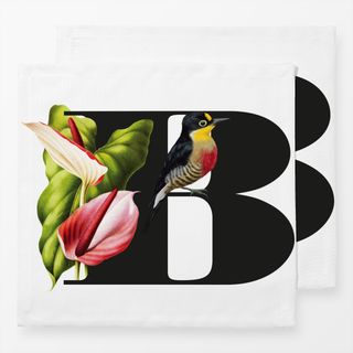 Servietten Botanical Alphabet B