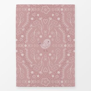 Geschirrtücher Bird Ornament rosa