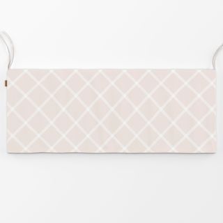 Bankauflage Blush Sommer Karo