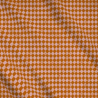 Meterware Small Diamonds rosé brown