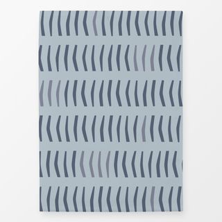 Geschirrtücher Wellen grau blau
