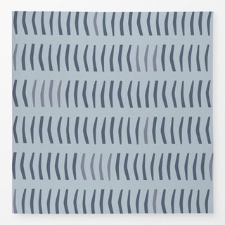 Tischdecke Wellen grau blau