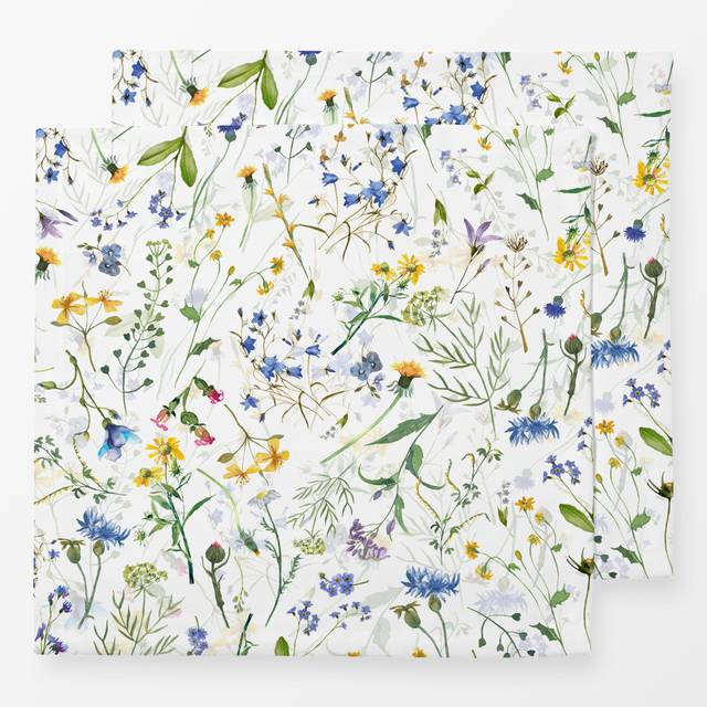 Servietten Wildkräuter und Blumen