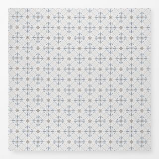 Tischdecke Landhaus Fliese naturals blau