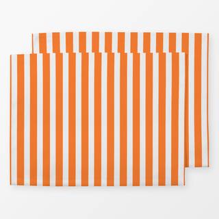 Tischset Bold Stripes sunrise orange