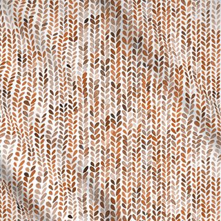 Meterware Knitting texture Terracotta