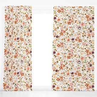 Dekovorhang Ditsy Autumn Floral