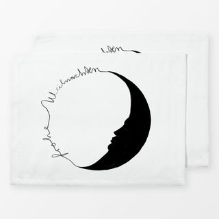 Tischset Mond Frohe Weihnachten