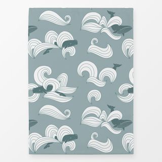 Geschirrtücher Deep Waves Grey