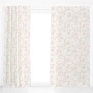 Dekovorhang Wildflowers beige creme