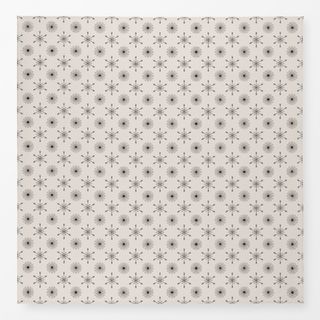 Tischdecke Boho Snowflake black