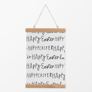 Textilposter Happy Easter Typo 2
