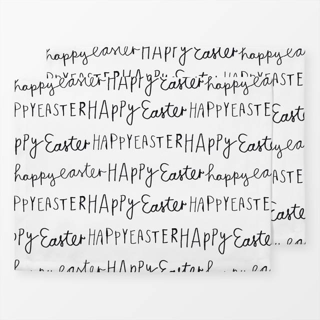 TischsetHappy Easter Typo 2