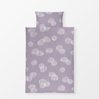 Bettwäsche Line Art | Dots | lavender