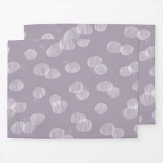 Tischset Line Art | Dots | lavender