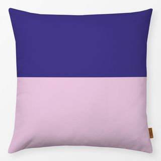 Kissen Colorblocking Lila & Rosa