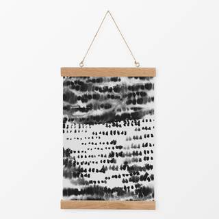 Textilposter our soil black ocher