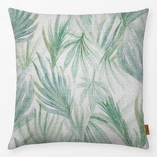 Kissen vintage tropische palmblätter
