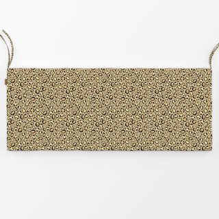 Bankauflage Leopard Brush Strokes gold